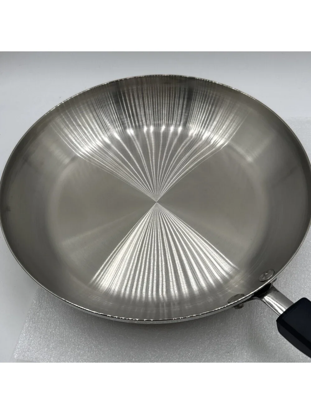 Vintage West Bend Kitchen Craft Stainless 11” Sauté Frying Pan Skillet Unused